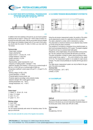 Akumulator tłokowy AP4PQ375C100G6V-8/30 - EPE Italiana