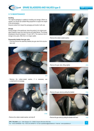 Zawór gazowy V2072-2-CP 5/8"UNF - 1/2"-20 UNF (wkład zaworu) - EPE Italiana